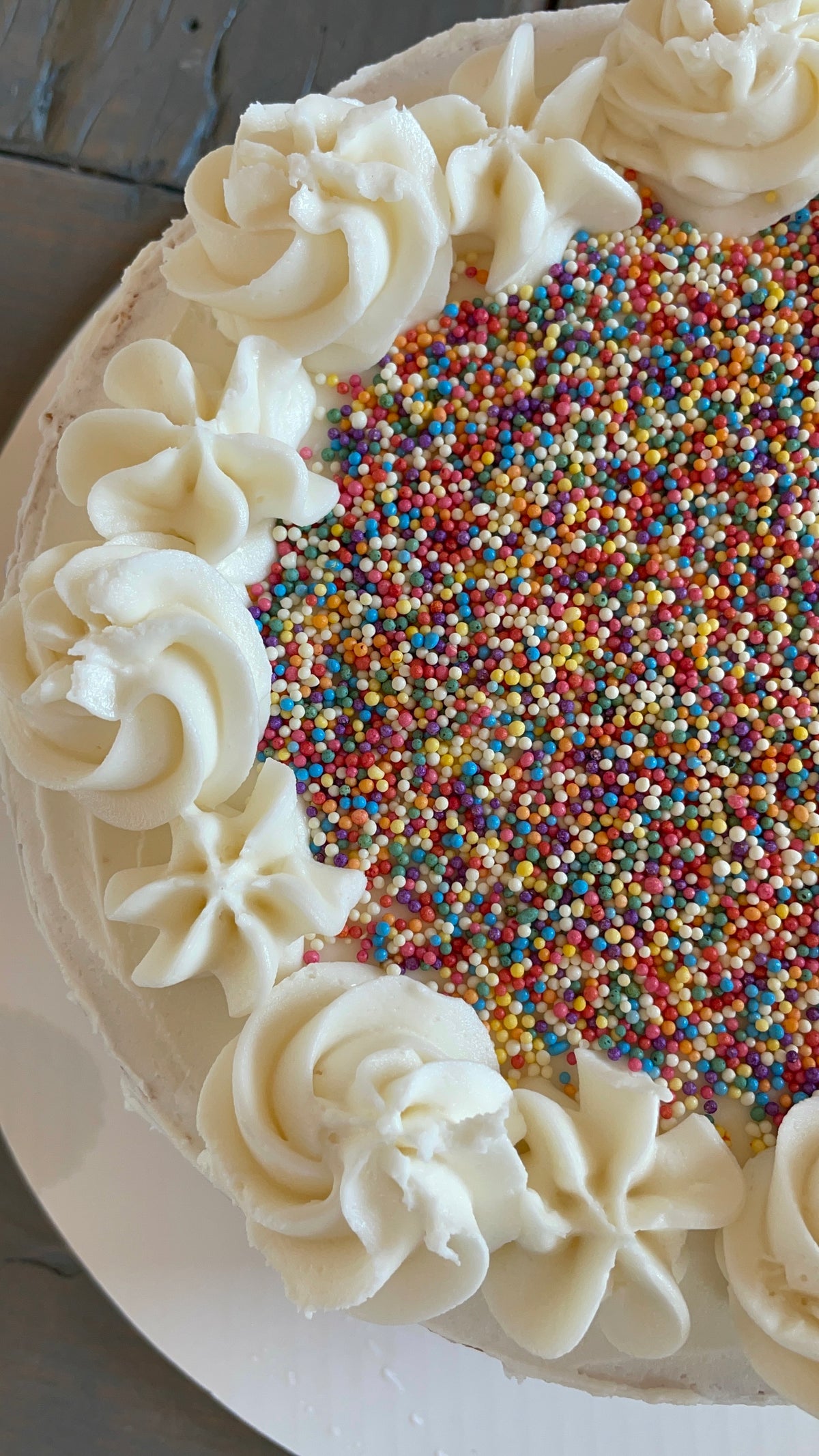 SWEETS | vanilla bean confetti cake