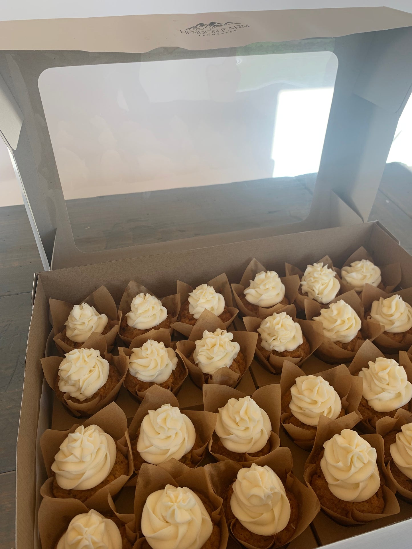 GRANNY’S CARROT CAKE CUPCAKES w/CREAM CHEESE ICING