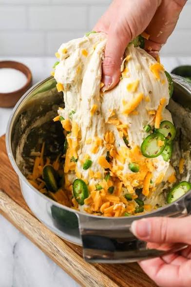 Jalapeño + cheddar sourdough loaf