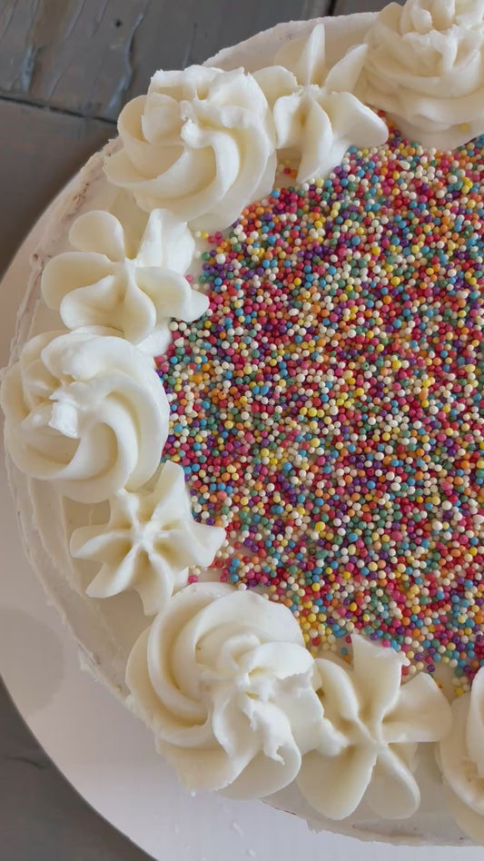 SWEETS | vanilla bean confetti cake